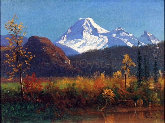  Albert Bierstadt Mt. Rainier from the Southwest - Hand Painted Oil Painting
