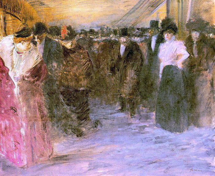  Jean-Louis Forain Music Hall - Hand Painted Oil Painting