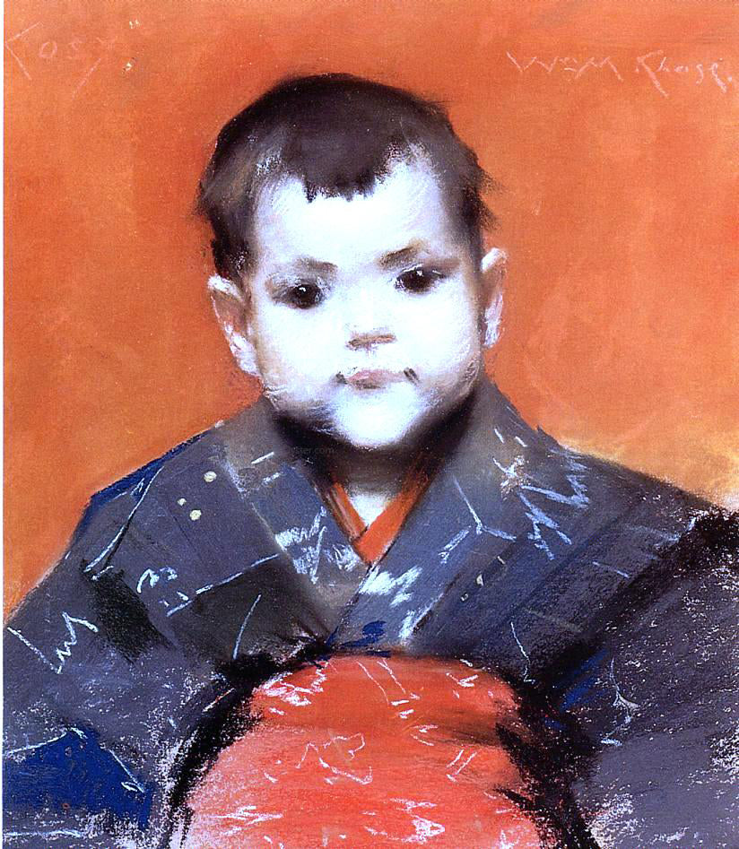  William Merritt Chase My Baby (also known as Cosy) - Hand Painted Oil Painting