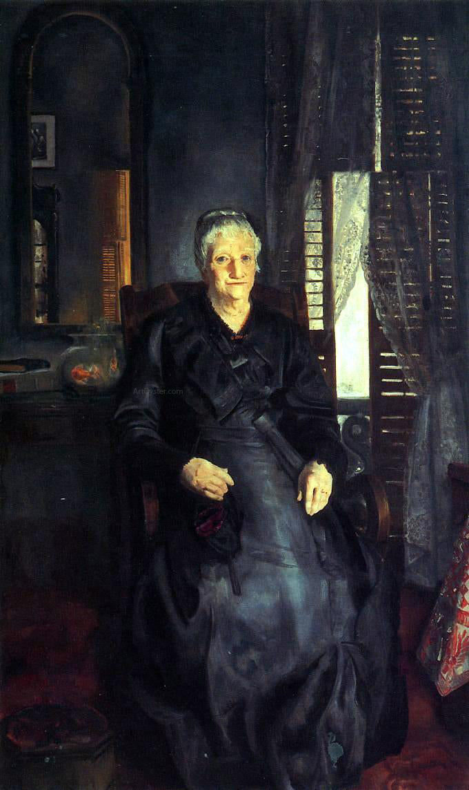  George Wesley Bellows My Mother - Hand Painted Oil Painting