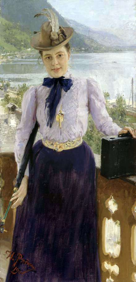  Ilia Efimovich Repin Natalia Nordmann - Hand Painted Oil Painting