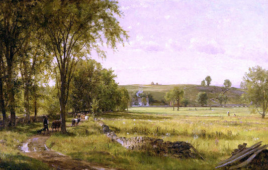  Thomas Worthington Whittredge Near Gray Court Junction - Hand Painted Oil Painting