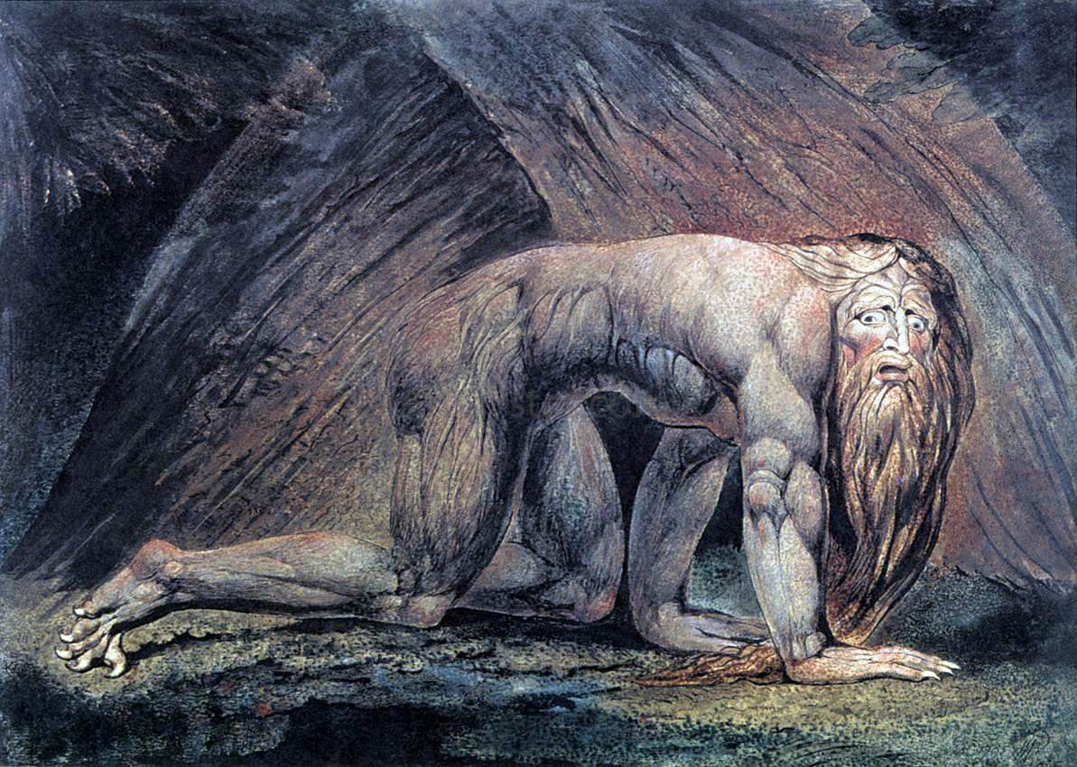  William Blake Nebuchadnezzar - Hand Painted Oil Painting