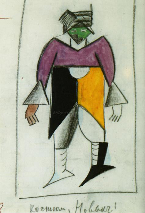  Kazimir Malevich New Man - Hand Painted Oil Painting