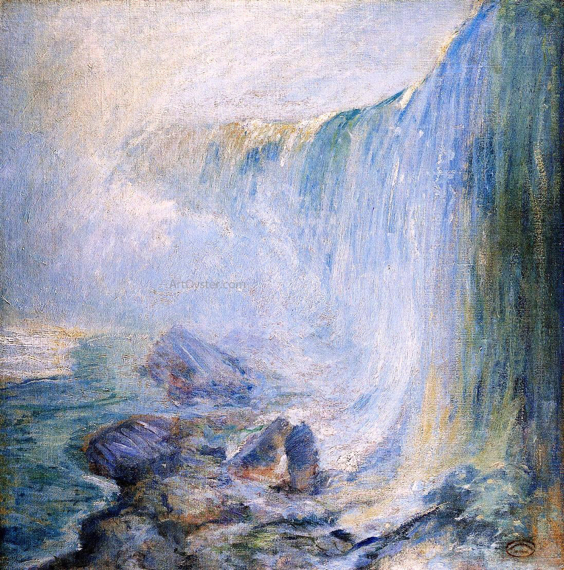  John Twachtman Niagara Falls - Hand Painted Oil Painting