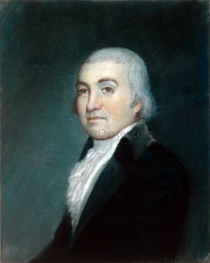  James Sharples Noah Webster - Hand Painted Oil Painting