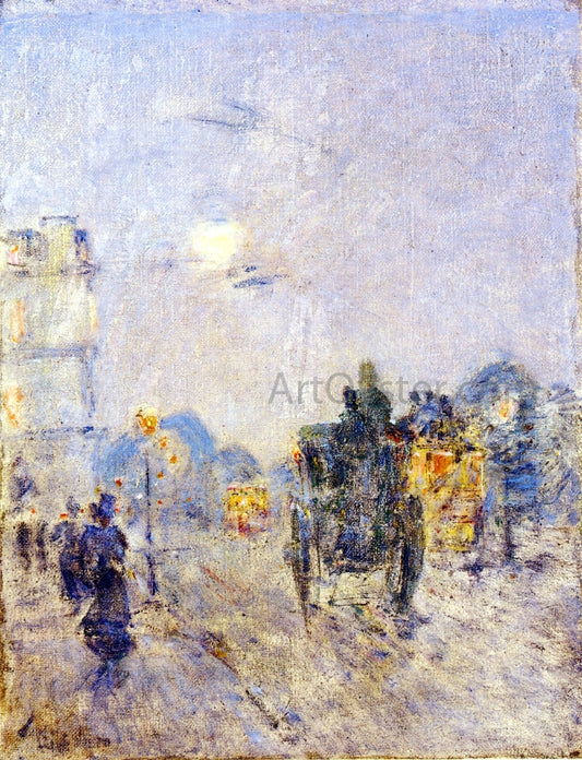  Frederick Childe Hassam Nocturne, Hyde Park Corner - Hand Painted Oil Painting