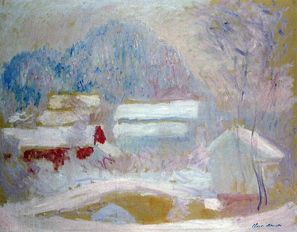  Claude Oscar Monet Norwegian Landscape, Sandviken - Hand Painted Oil Painting