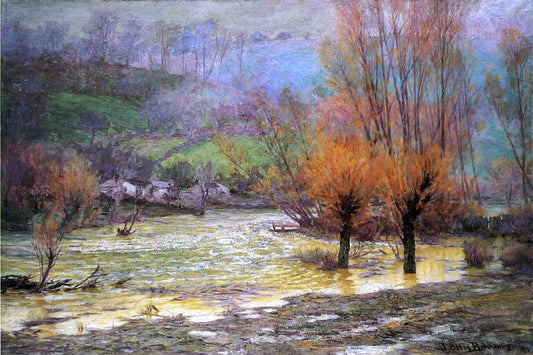  John Ottis Adams November Freshet - Hand Painted Oil Painting