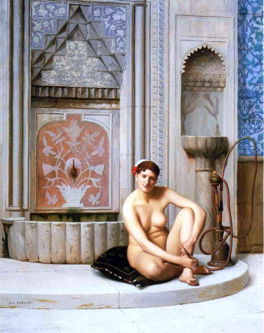  Jean-Leon Gerome Nude - Hand Painted Oil Painting
