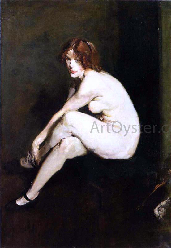  George Wesley Bellows Nude Girl, Miss Leslie Hall - Hand Painted Oil Painting