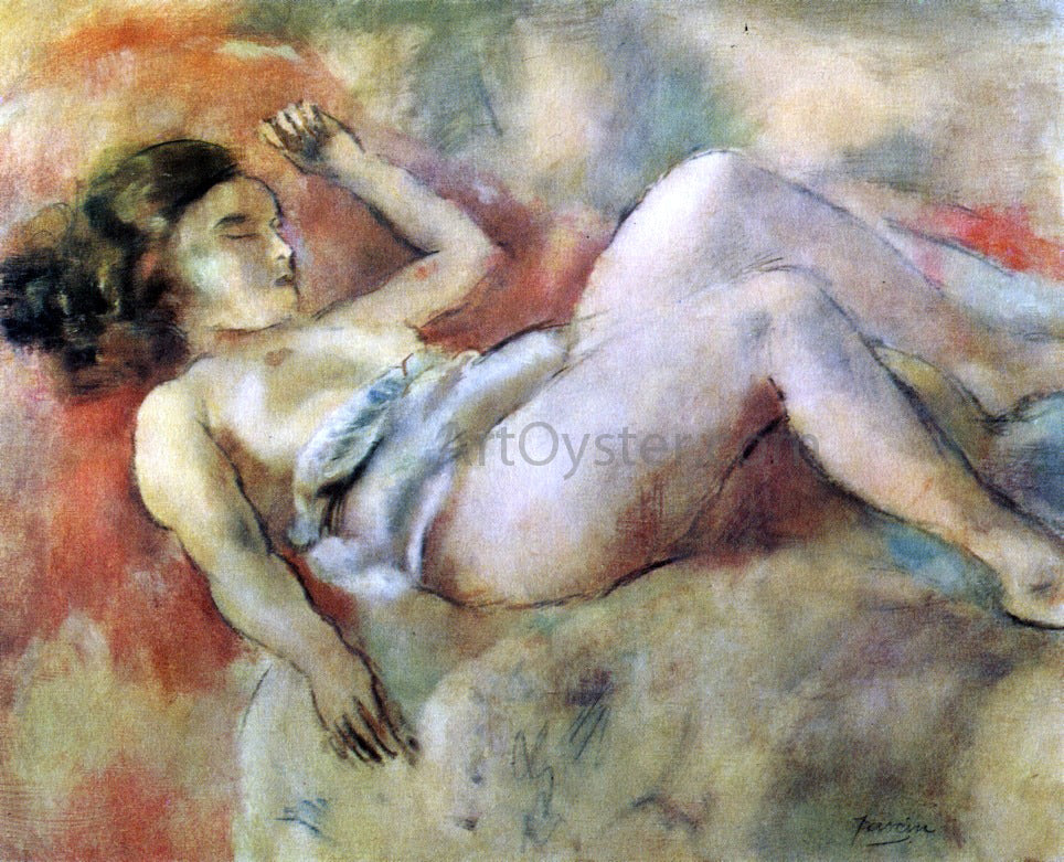  Jules Pascin Nude Sleeping - Hand Painted Oil Painting