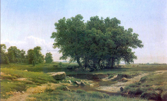  Ivan Ivanovich Shishkin Oaklets - Hand Painted Oil Painting