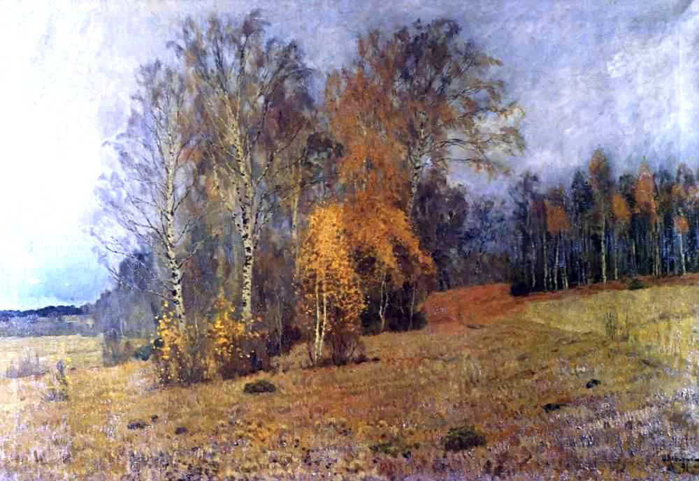  Isaac Ilich Levitan October - Hand Painted Oil Painting
