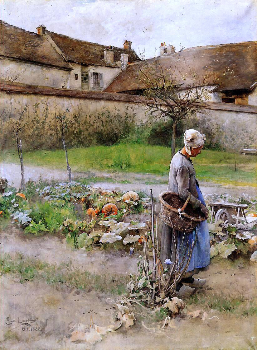  Carl Larsson October - Hand Painted Oil Painting