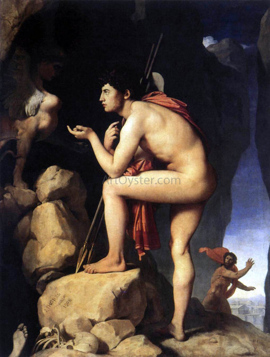 Jean-Auguste-Dominique Ingres Oedipus and the Sphynx - Hand Painted Oil Painting