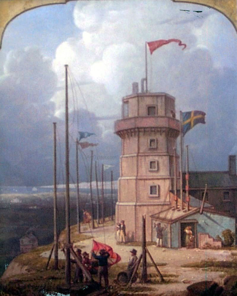  Robert Salmon Old Bidston Lighthouse - Hand Painted Oil Painting