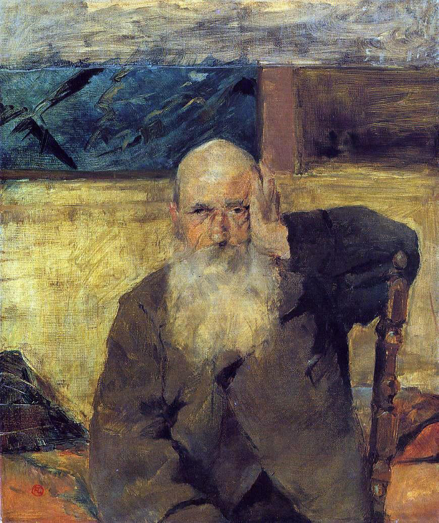  Henri De Toulouse-Lautrec Old Man at Celeyran - Hand Painted Oil Painting