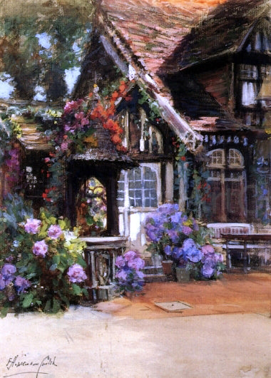 Francis Hopkinson Smith Old Normandy Well: Inn of William the Conqueror - Hand Painted Oil Painting