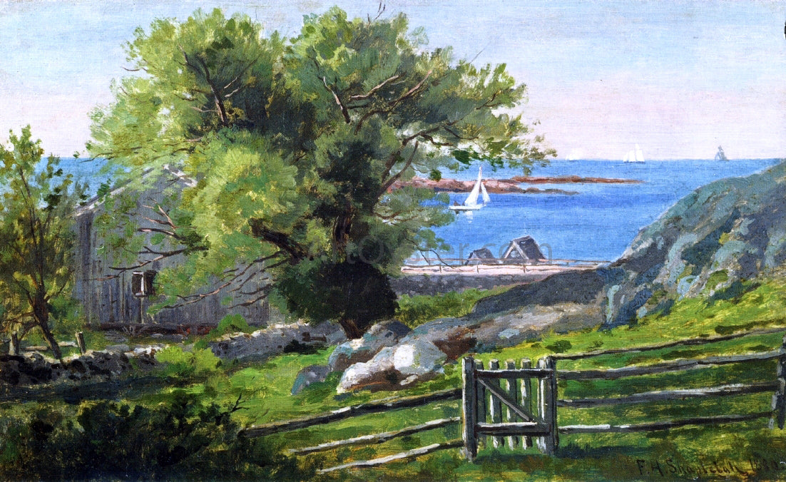  Frank Henry Shapleigh Old Willow at Cohasset, MA., 1880 - Hand Painted Oil Painting