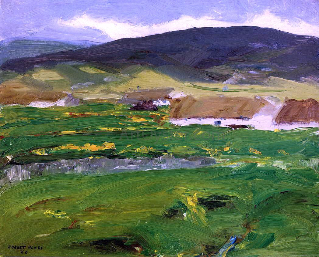  Robert Henri O'Malley Home (also known as Achill Island, County Mayo, Ireland) - Hand Painted Oil Painting