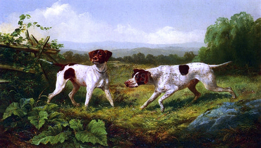  Arthur Fitzwilliam Tait On a Point - Hand Painted Oil Painting