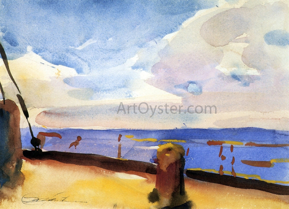  Charles Webster Hawthorne On Board The S. S. Alesia - Hand Painted Oil Painting