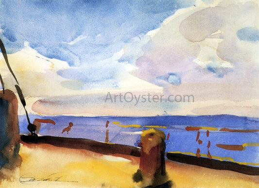  Charles Webster Hawthorne On Board The S. S. Alesia - Hand Painted Oil Painting