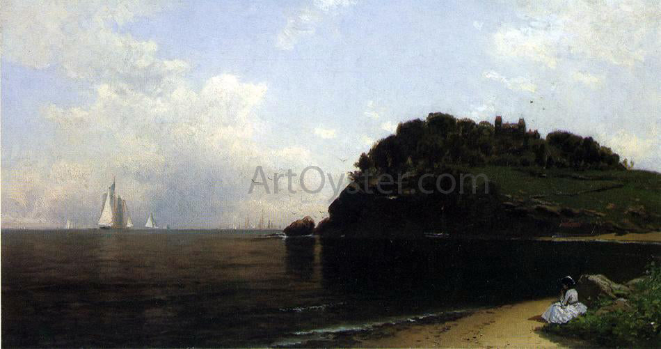  Alfred Thompson Bricher On Long Island Sound - Hand Painted Oil Painting