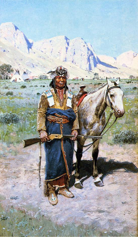  Henry F Farney On the Alert - Hand Painted Oil Painting