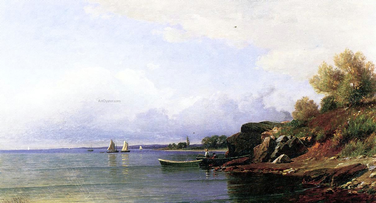  John Ross Key On the Coast near Marblehead - Hand Painted Oil Painting