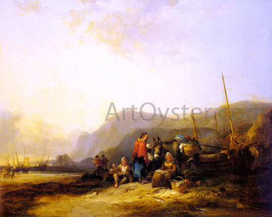  Senior William Shayer On The Hampshire Coast - Hand Painted Oil Painting