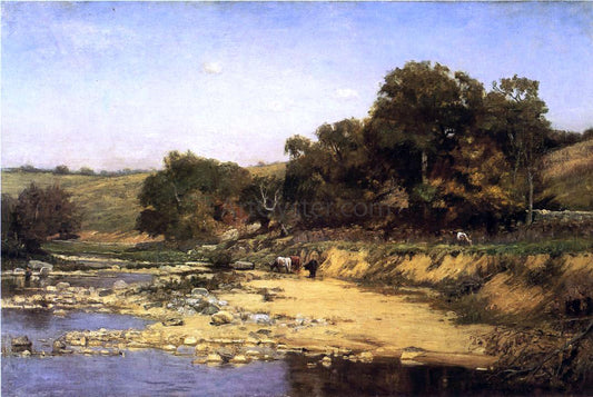  Theodore Clement Steele On the Muscatatuck - Hand Painted Oil Painting