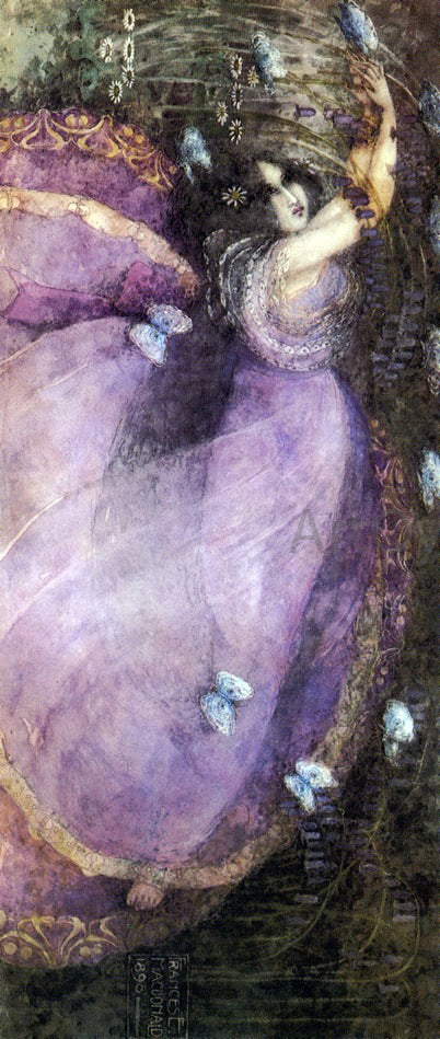  Frances E MacDonald Ophelia - Hand Painted Oil Painting