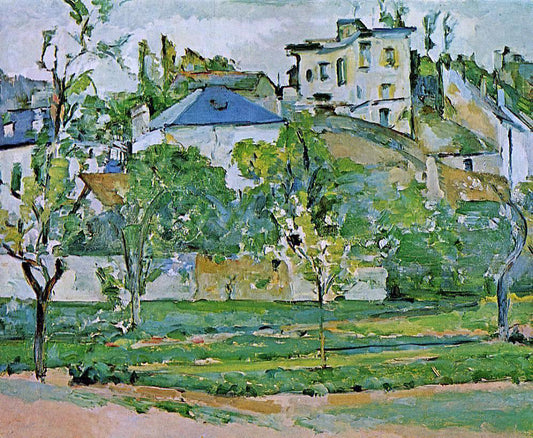  Paul Cezanne Orchard in Pontoise - Hand Painted Oil Painting