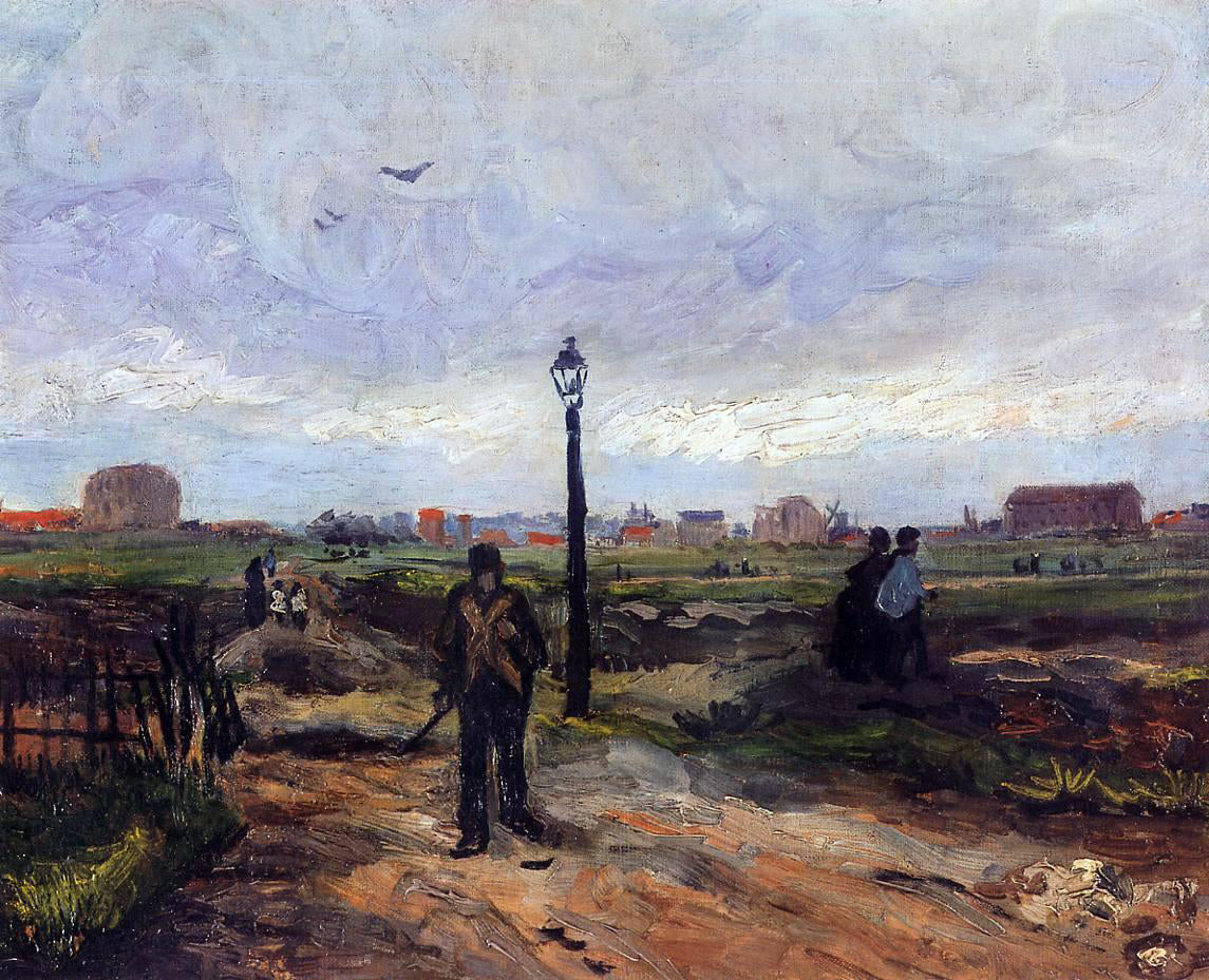  Vincent Van Gogh The Outskirts of Paris - Hand Painted Oil Painting