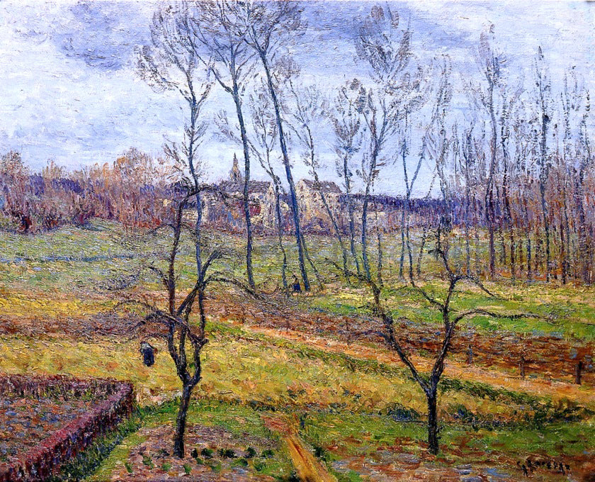  Gustave Loiseau Overcast Weather at Nesles-la-Vallee - Hand Painted Oil Painting