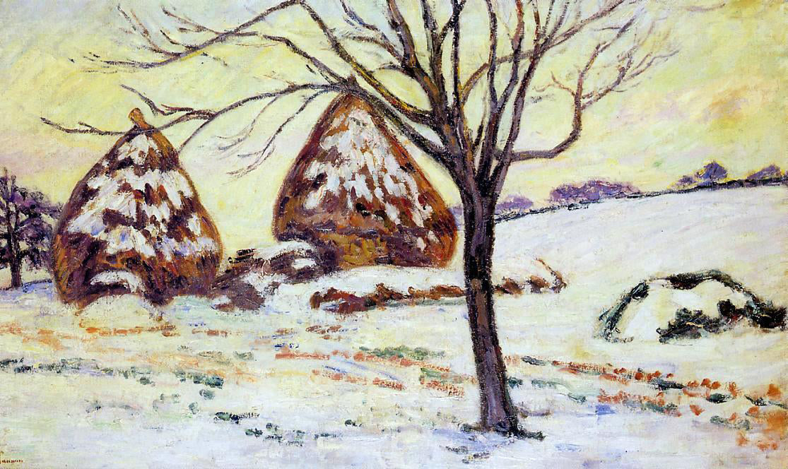  Armand Guillaumin Palaiseau - Snow Effect - Hand Painted Oil Painting