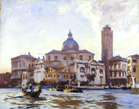  John Singer Sargent Palazzo Labia and San Geremia, Venice - Hand Painted Oil Painting