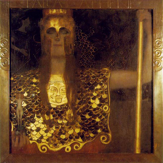  Gustav Klimt Pallas Athene - Hand Painted Oil Painting