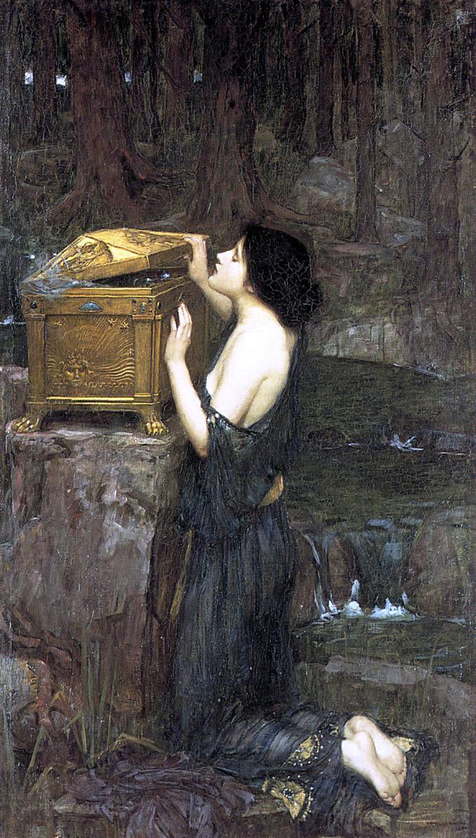  John William Waterhouse Pandora - Hand Painted Oil Painting