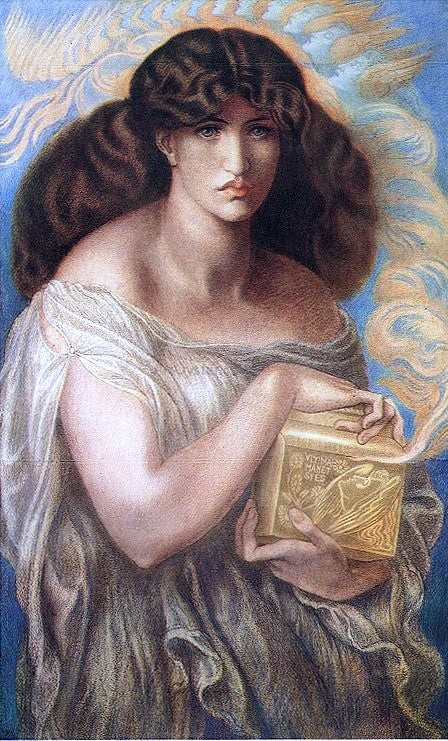  Dante Gabriel Rossetti Pandora - Hand Painted Oil Painting