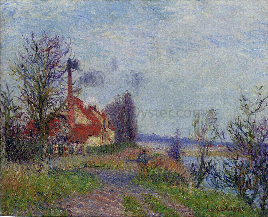  Gustave Loiseau Paper Mill at Port Marly - Hand Painted Oil Painting