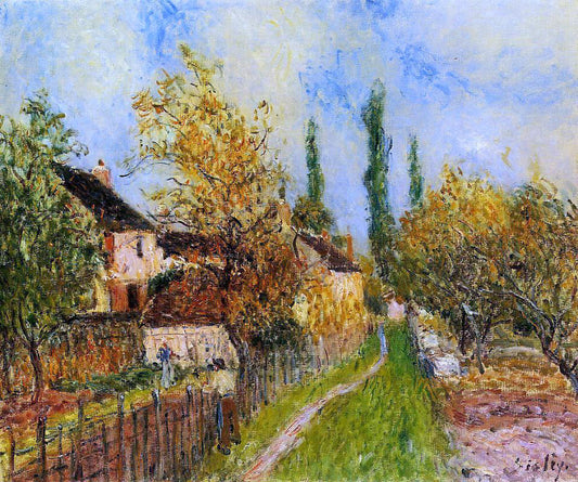  Alfred Sisley Path at Sablons - Hand Painted Oil Painting