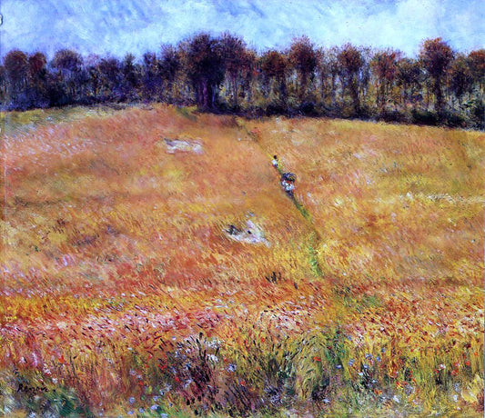  Pierre Auguste Renoir Path through the High Grass - Hand Painted Oil Painting