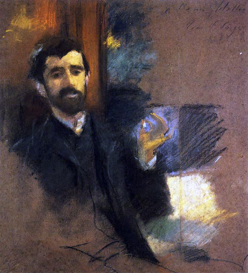  John Singer Sargent Paul Helleu - Hand Painted Oil Painting