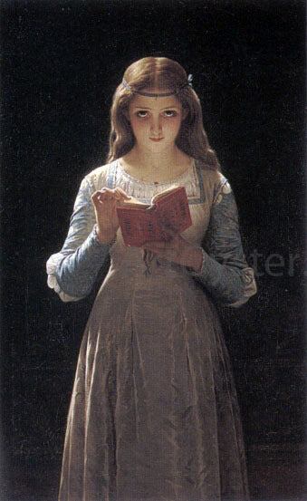  Pierre-Auguste Cot Pause for Thought - Hand Painted Oil Painting