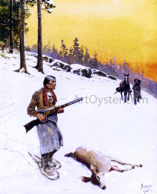  Henry F Farney Peace and Plenty - Hand Painted Oil Painting