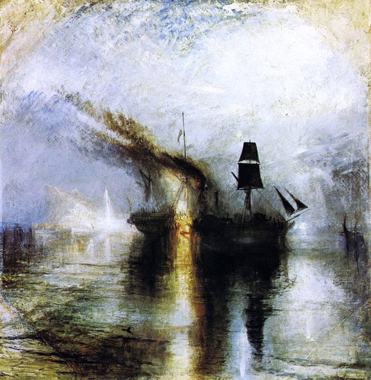  Joseph William Turner Peace - Burial at Sea - Hand Painted Oil Painting