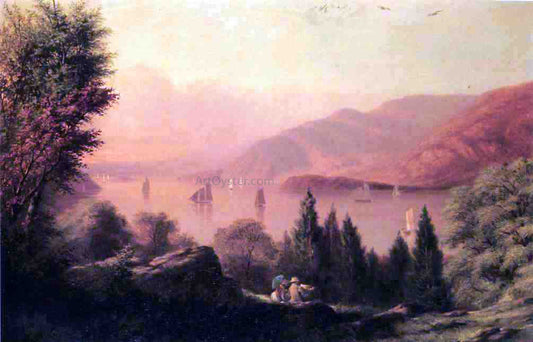  Robert Walter Weir Picnic Along the Hudson - Hand Painted Oil Painting